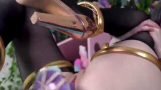 Tweetney Giant Dildo Fucking Machine Porn Video