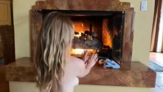 Grace Charis Striptease Fireplace Naked OnlyFans Video